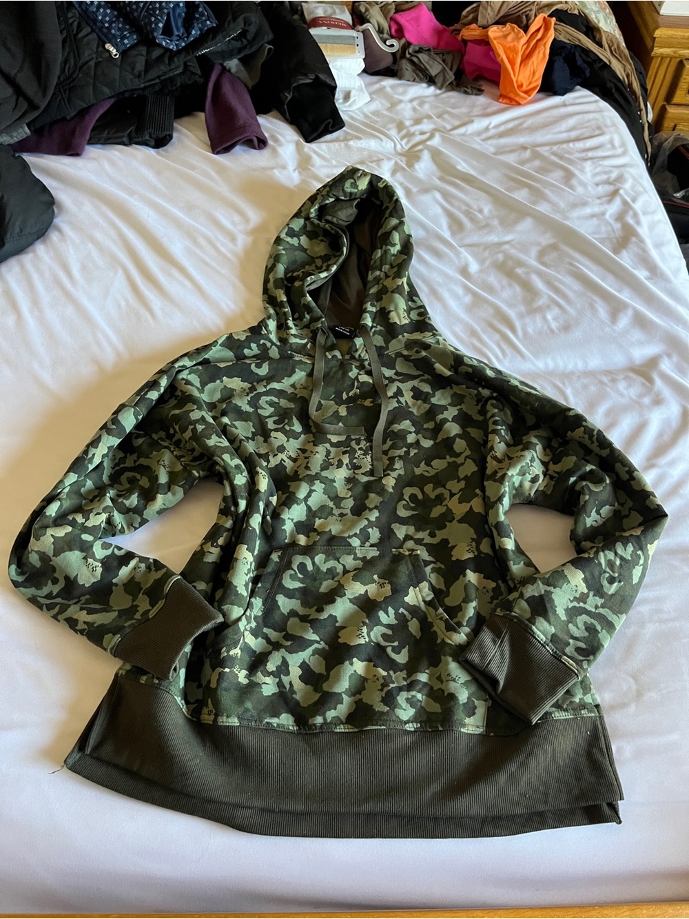 Athletic Works Kids Green Camo Hoodie